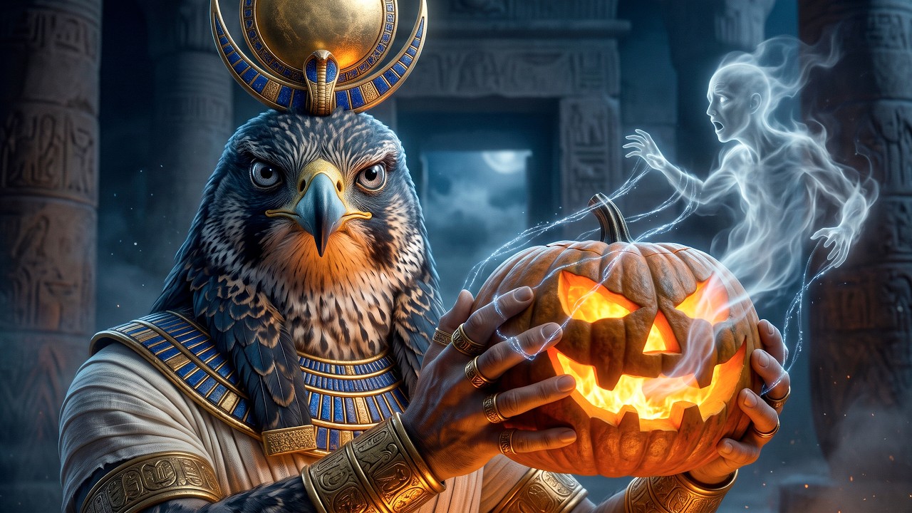 Halloween Beyond the Gates of the Dead 🎃 Ancient Egyptian Chants & Haunted Ambience