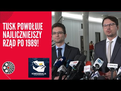 Konfederacja krytykuje rząd: 26 ministrów jak cukierki