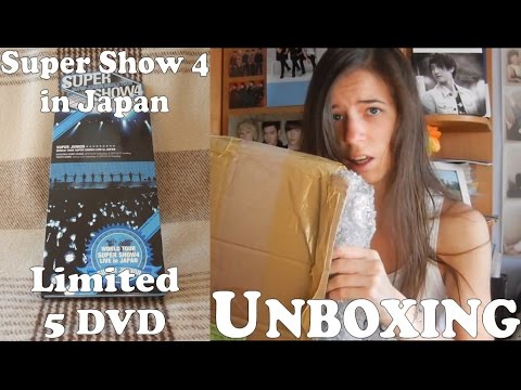 Unboxing - Super Junior Super Show 4 in Japan Limited 5 DVD version (Osaka and Tokyo)