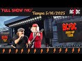 AC DC Full Show 4K LIGHTS UP TAMPA 2025