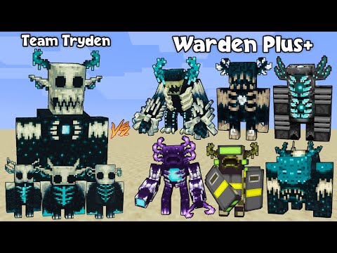Team Tryden Vs New Wardens Plus+ / Minecraft Mob Battle