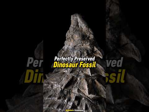 Fóssil de dinossauro perfeitamente preservado encontrado #dinosaur #shorts