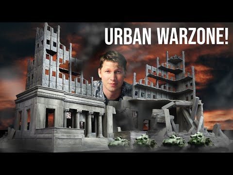 REALISTIC Urban Warzone! Massive Ruined Skyscraper Terrain for Warhammer 40k and Horus Heresy!
