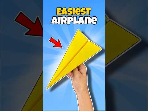 How do You Make a Easiest Paper Airplane ✈️ #shorts