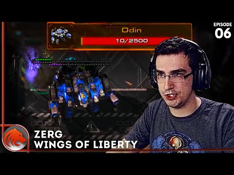 CANT REPAIR ODIN AS A ZERG! | Zerg Wings of Liberty #6