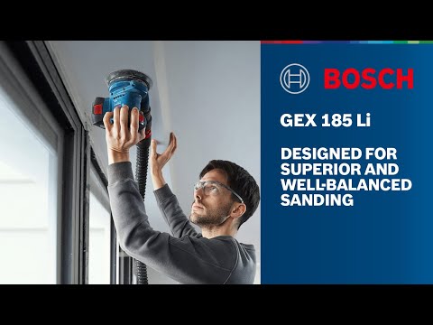 Шлифмашина Bosch Professional GEX 185-LI 18В без АКБ и ЗУ (0.601.3A5.020)