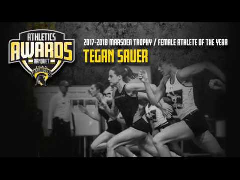 2017-18 Female Athlete of the Year - Tegan Sauer