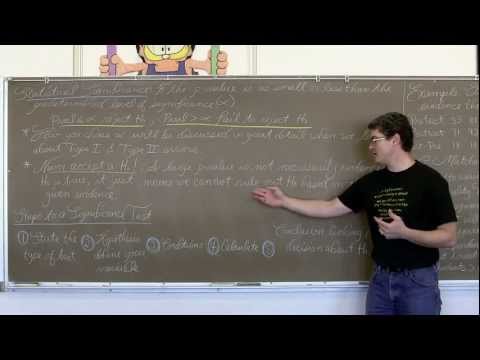 Significance Hypothesis Test Intro & Matched Pairs t-Test