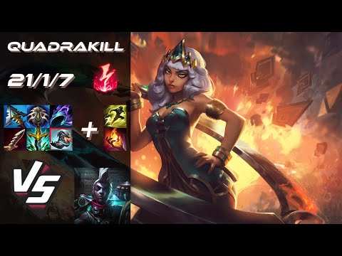 MID Qiyana vs Ekko [QUADRAKILL] - EU Grandmaster Patch 25.19