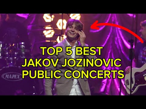 JAKOV JOZINOVIC TOP 6 PUBLIC CONCERTS #oliverdragojevic #toseproeski #sars #goviral #jakovjozinovic