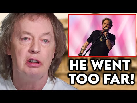At 70, Angus Young DROPS A BOMBSHELL About Axl Rose!
