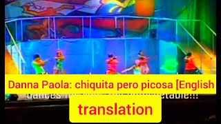 Danna Paola: chiquita pero picosa [English translation]