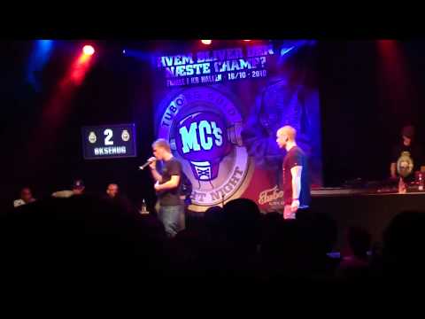 MC's Fight Night 2010 Vest Train 1/8delsfinale 4 Elbanovic Vs Dahl