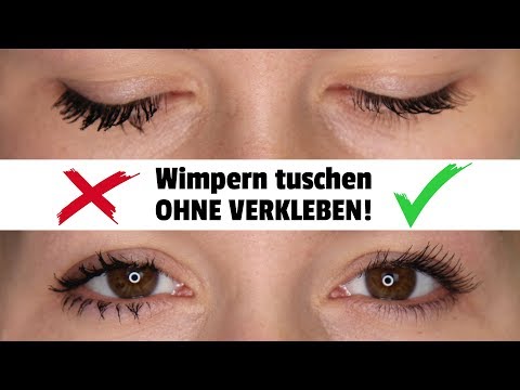 Wimpern Tuschen: Wann ist der perfekte Moment  Vor oder Nach falschen  Wimpern? - MarcoFellner
