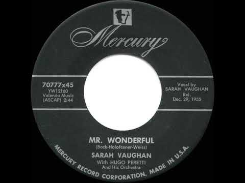 1956 HITS ARCHIVE: Mr. Wonderful - Sarah Vaughan