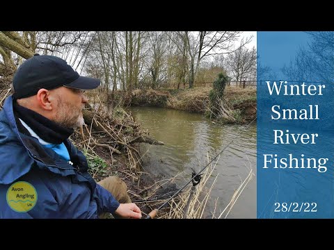 Chub Fishing - Tiny River Revisited - Could I Catch Anything THIS Time? - 28/2/22 (Video 305)