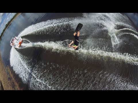 TRICKING WITH JOEL POLAND!!! Florida winter at Matt Rini's waterski school