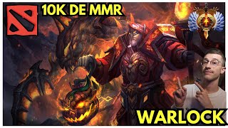 AULAS DE WARLOCK Suporte 5!!! Patch 7.39c... 10k de MMR... #dota2 #dota2brasil