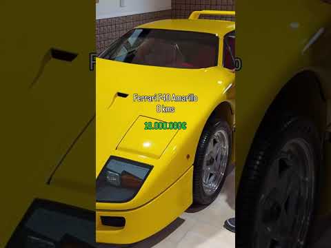Ferrari f40 Amarillo #ferrari #supercars #cochesdelujo