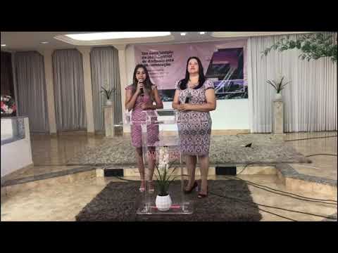 Meyre e Gabriele cantam SER COMO CRISTO -  Laura Morena e Sonete - Louvor na Iasd Central Anp -