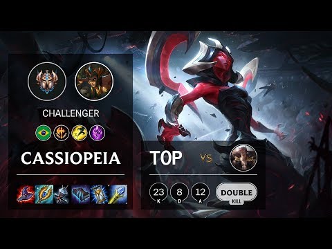 Cassiopeia Top vs Sett - BR Challenger Patch 10.10