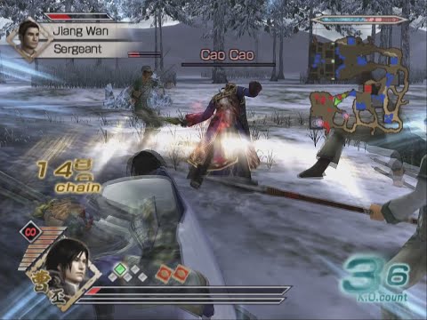 Dynasty Warriors 6 Special - Cao Pi Free Mode - Chaos Difficulty - Battle of Hu Lao Gate
