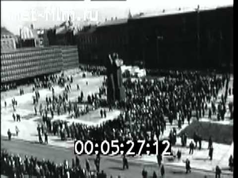 1971. Открытие в Риге памятника Латышски