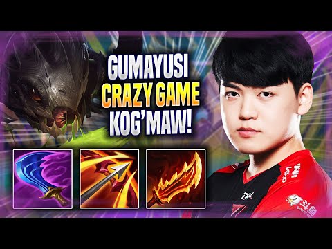 GUMAYUSI CRAZY GAME WITH KOG'MAW! - T1 Gumayusi Plays Kog'maw ADC vs Lucian! | Season 2022