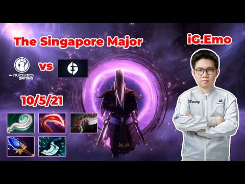 iG vs EG Game 5 Final - iG.Emo Void Spirit Mid - The Singapore Major 2021 - Dota2 Gameplay