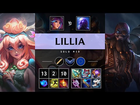 Lillia Mid vs Ryze - EUW Diamond Patch 25.08
