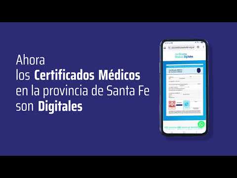 🩺📲 Ahora los Certificados Médicos en la provincia de Santa Fe son Digitales