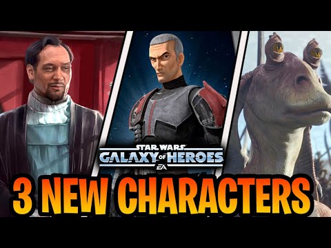 3 NEW Characters Coming to Star Wars: Galaxy of Heroes! Needed for the New Galactic Legend?