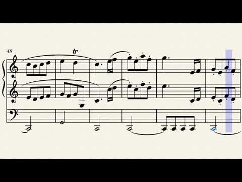 Pastorella in C-Dur für die Weinachtszeit, Orgelwerke, J.V. Rathgeber, arr. by N. Alloisio