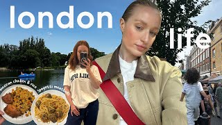ep1 london life | motherhood, regents park, marylebone farmers market, spaghetti meatballs recipe