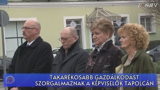 ZÓNA TV – HÍRADÓ – Tapolca – Takarékosabb gazdálkodást szorgalmaznak a képviselők – 2024.02.21.