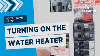 How to turn on the water heater in your mobile home - Troubleshooting Tips