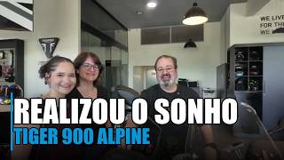 A Emocionante Entrega da Tiger 900 GT Pro Alpine 0km do Leandro! (Sonho Realizado em Família)