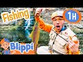 Blippi Goes Fishing Educational Kids Videos Moonbug Kids