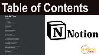 How to Add a Table of Contents in Notion