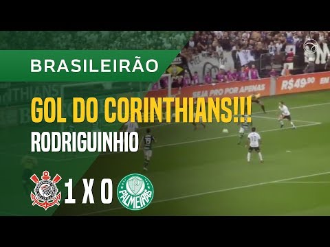 GOL (RODRIGUINHO) - CORINTHIANS X PALMEIRAS - 13/05 - BRASILEIRÃO 2018