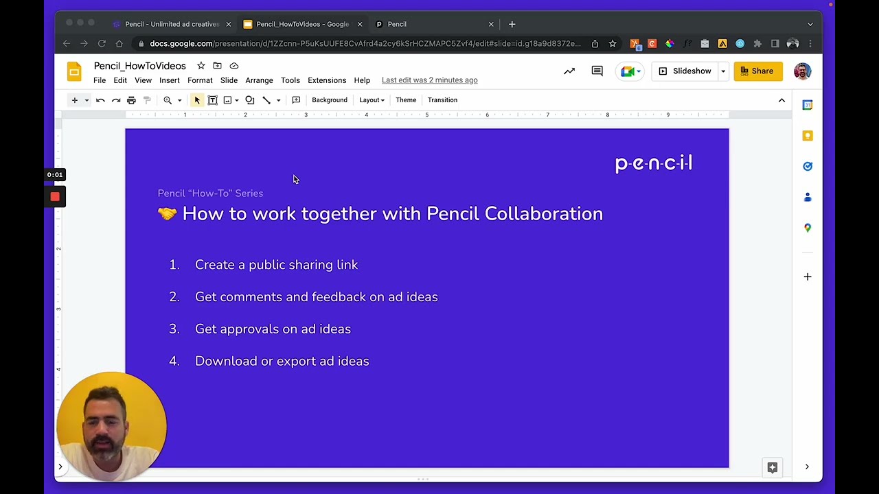 How to work together with Pencil Collaboration