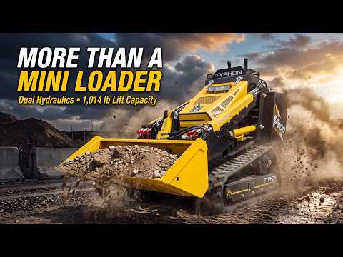 Meet the All-New TYPHON STOMP V900 Skid Steer Loader!