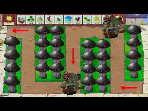 Doom Shroom vs GiGa Gargantuar in Tower Defense - Plants vs Zombies Hack