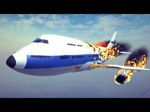 Real Airplane Disasters and Crashes #20 | Besiege