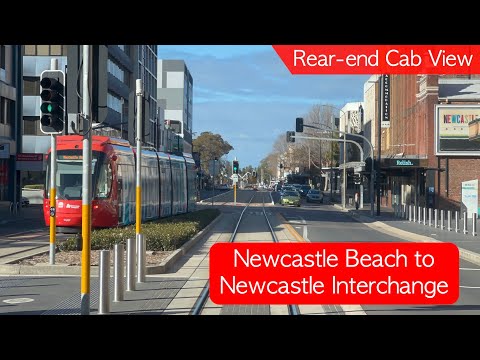 Transport for Sydney Vlog 675: Newcastle Beach to Newcastle Interchange - Rear-End Cab View