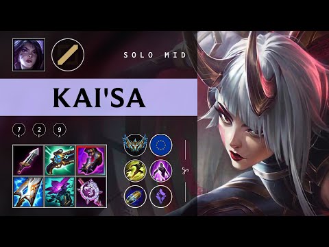 Kai'Sa Mid vs Veigar - EUW Challenger Patch 25.22
