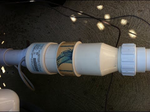 Where to install a salt cell on a pool system