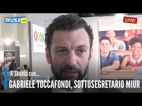 Gabriele Toccafondi ospite della Skuola Tv