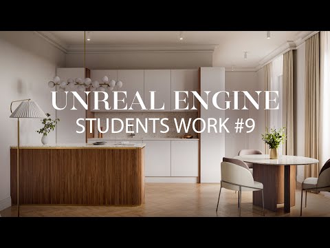 Student's work #9 in Unreal Engine 5 | Interior in Unreal Engine at ARHI.TEACH graphics school