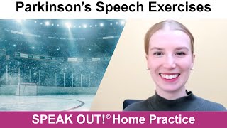 Parkinson’s Speech Exercises: ICE HOCKEY